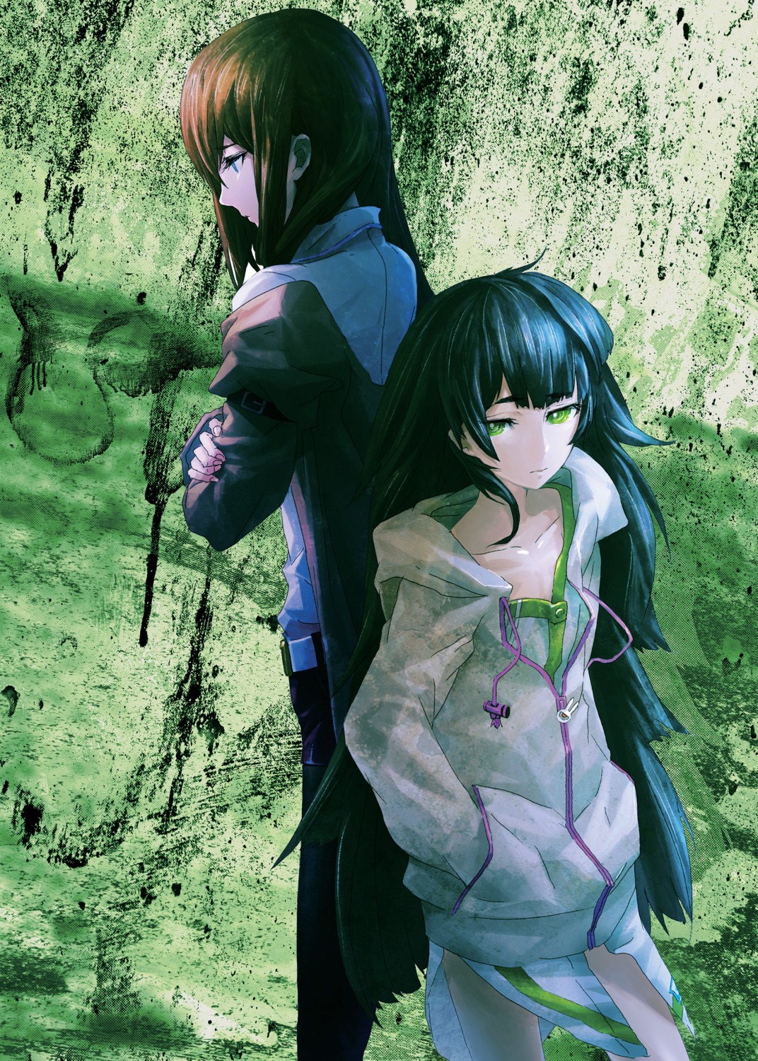 hiyajou_maho, huke, makise_kurisu, steins;gate
