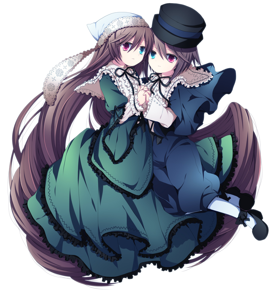 heterochromia, lolita_fashion, rozen_maiden, soranagi, souseiseki, suiseiseki