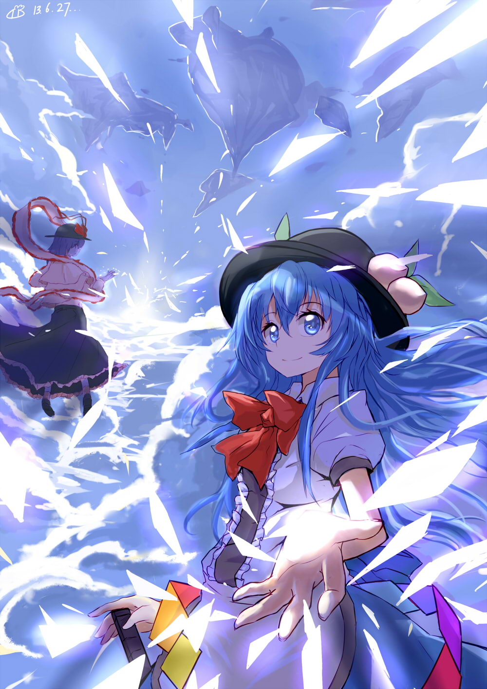 caibao, hinanawi_tenshi, nagae_iku, touhou