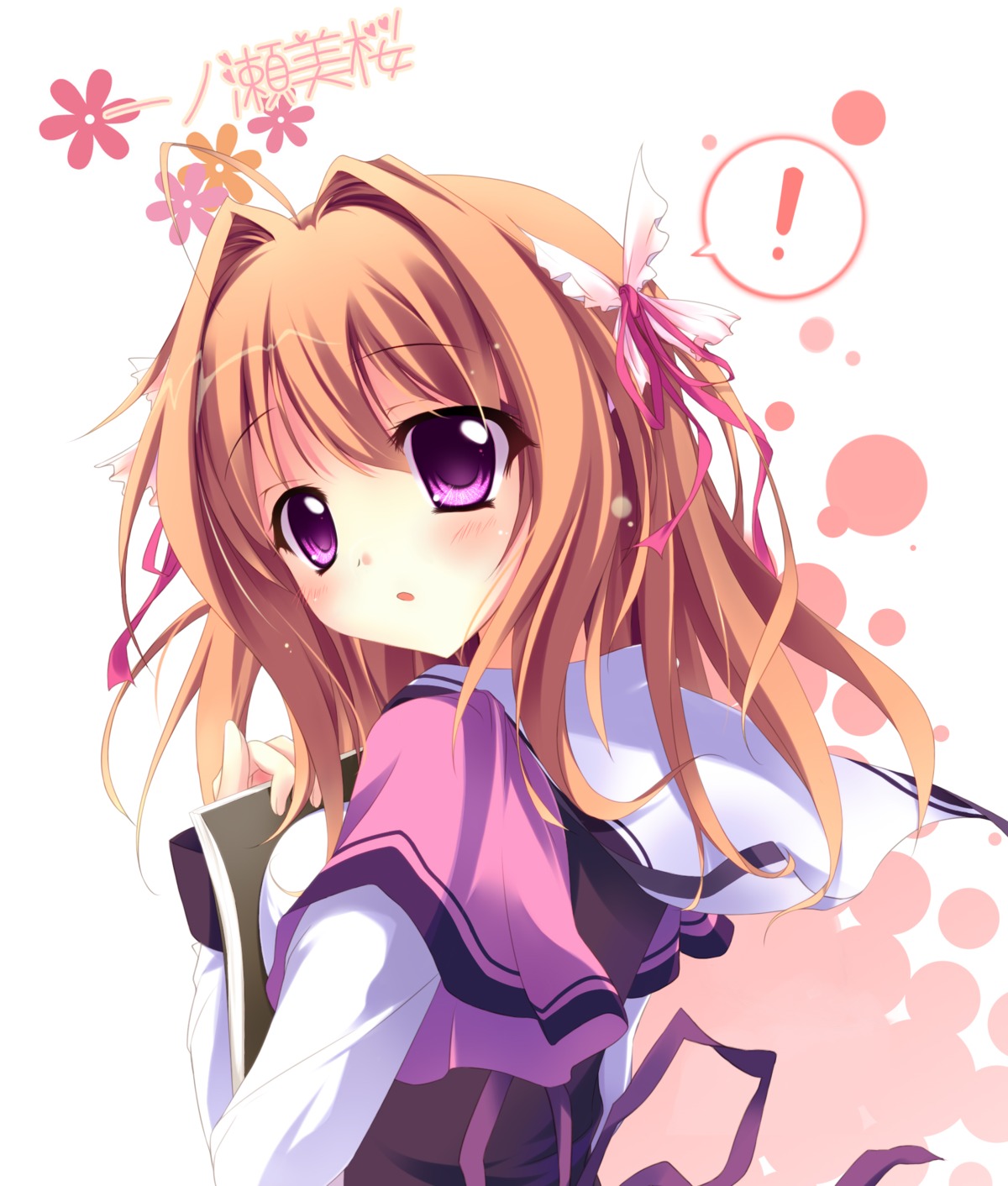 hisagi_yuu, ichinose_mio_(koi_ga_saku_koro_sakura_doki), koi_ga_saku_koro_sakura_doki, seifuku