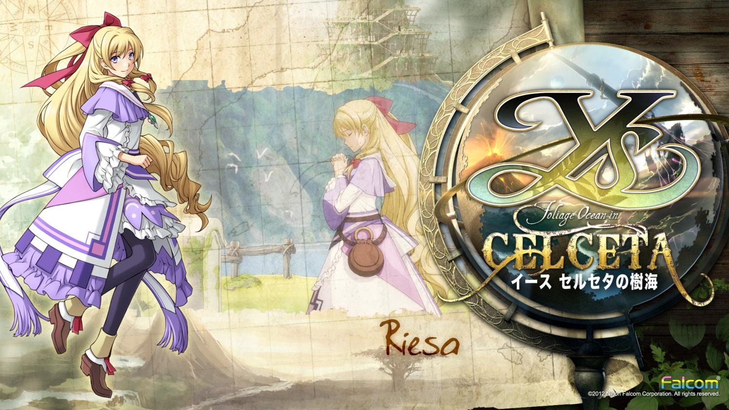 falcom, leeza, wallpaper, ys, ys:_foliage_ocean_in_celceta