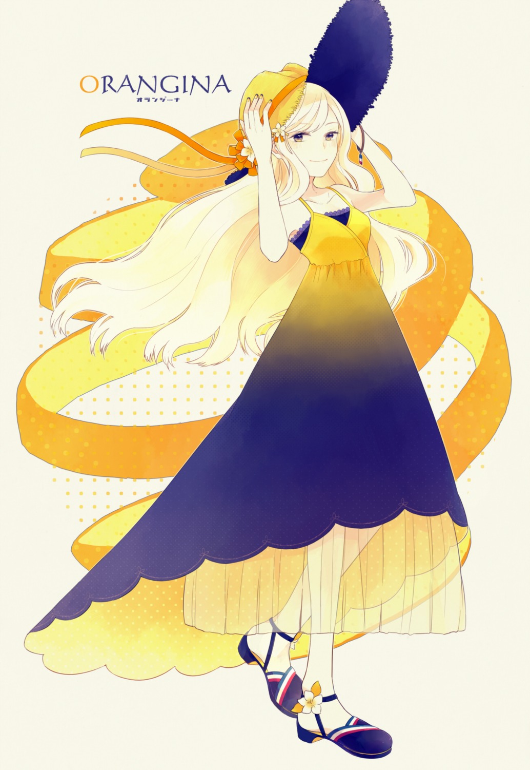 anthropomorphization, dress, o-ishi, orangina