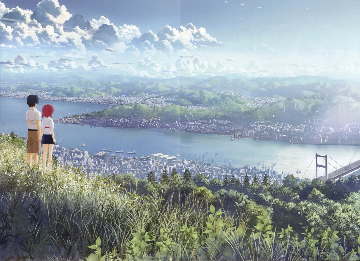ayumu, crease, landscape, timeleap