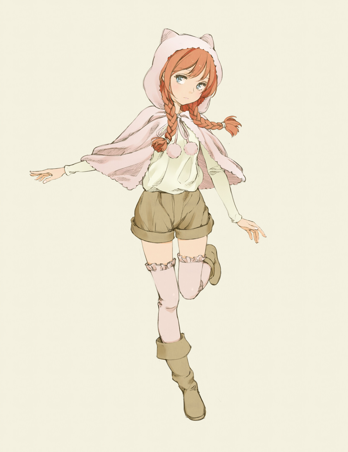 kansou_hada, thighhighs