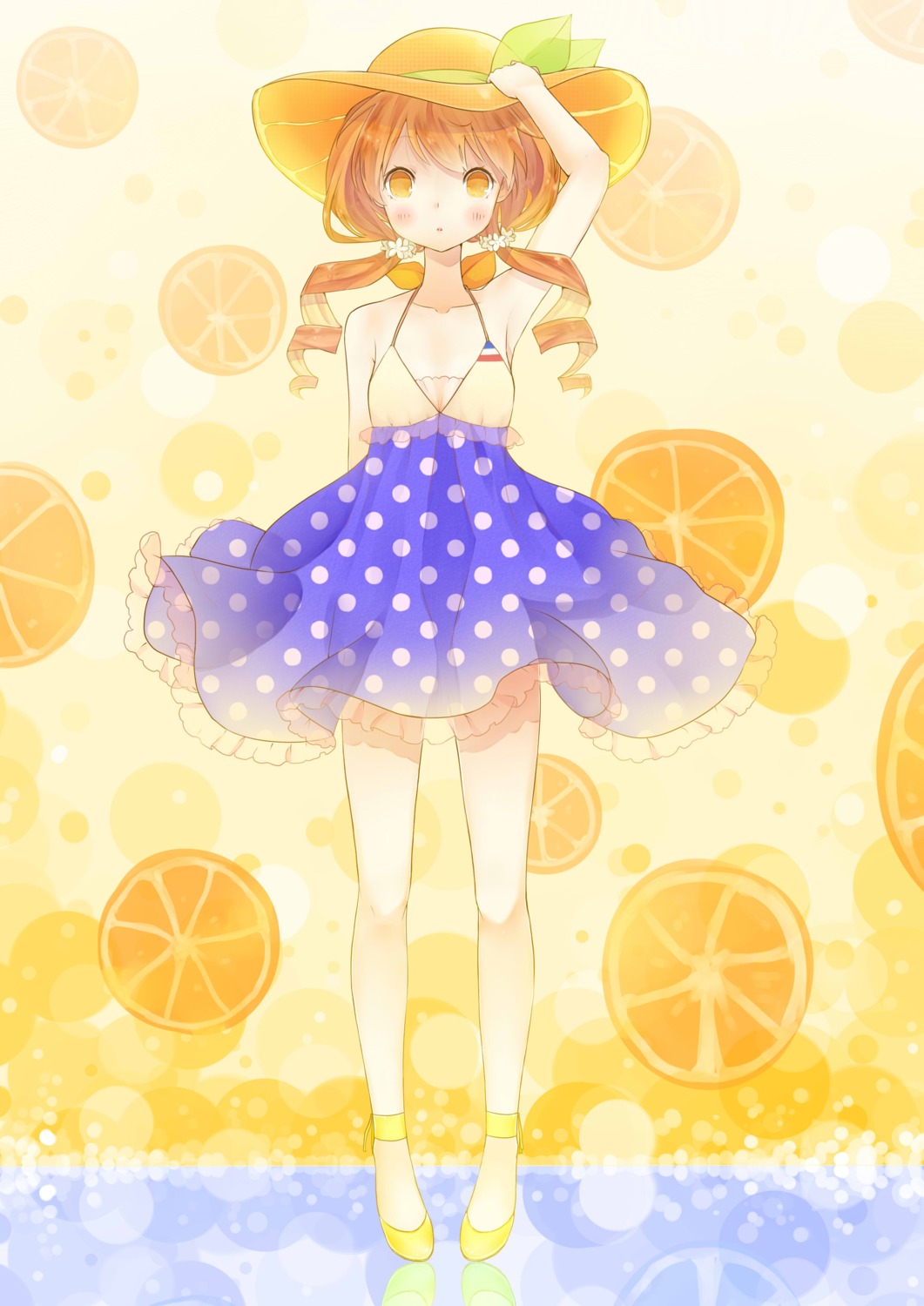 anthropomorphization, dress, orangina, yuki.