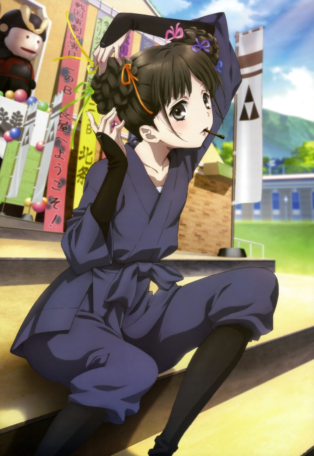 japanese_clothes, muroi_fumie, ninja, rdg:_red_data_girl, suzuhara_izumiko