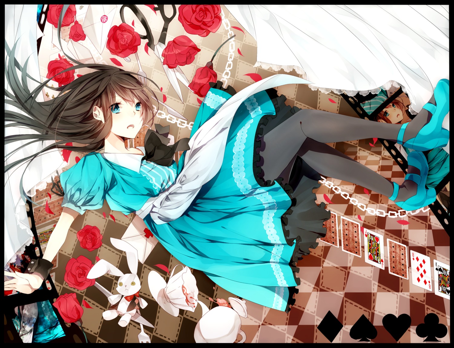 alice, alice_in_wonderland, aoray, pantyhose