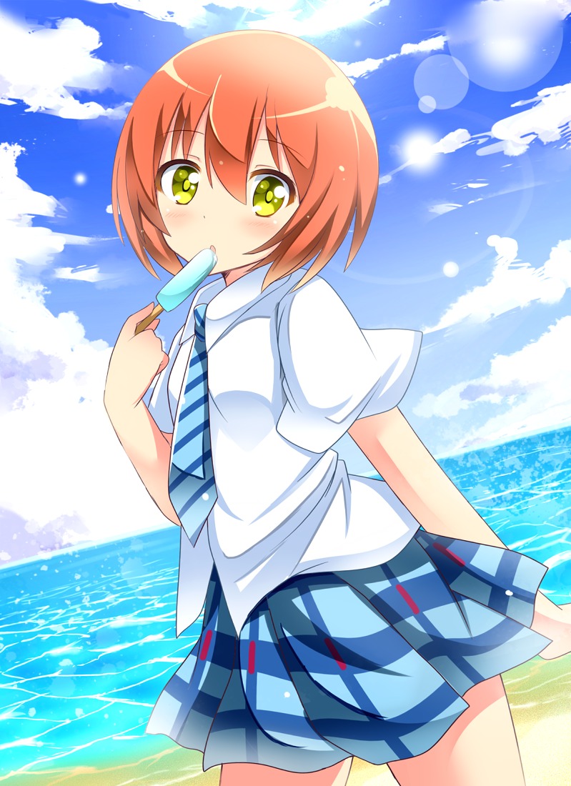 hoshizora_rin, love_live!, love_live!_(series), seifuku, shinekalta