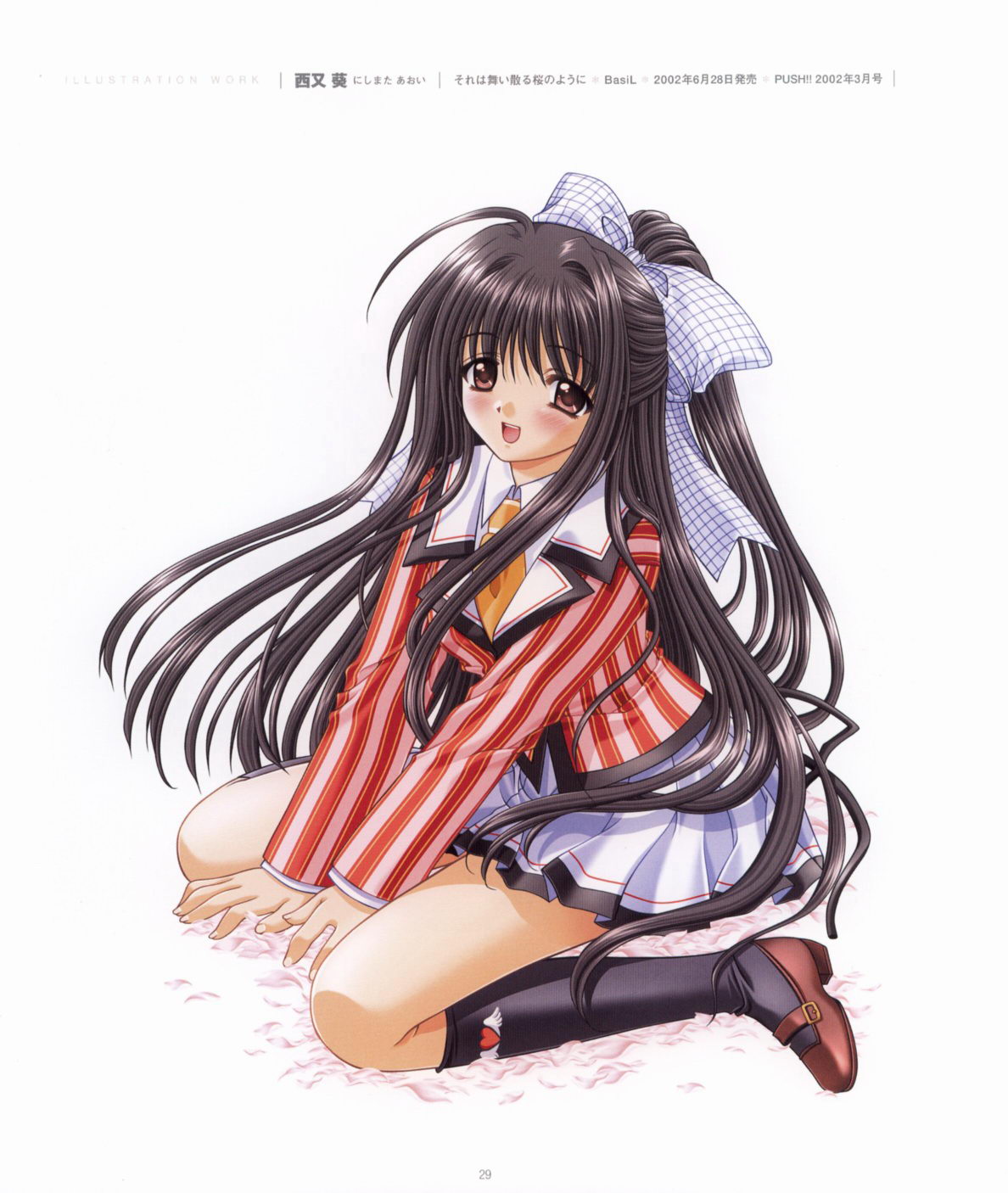 hoshizaki_nozomi, nishimata_aoi, seifuku, sore_wa_maichiru_sakura_no_youni