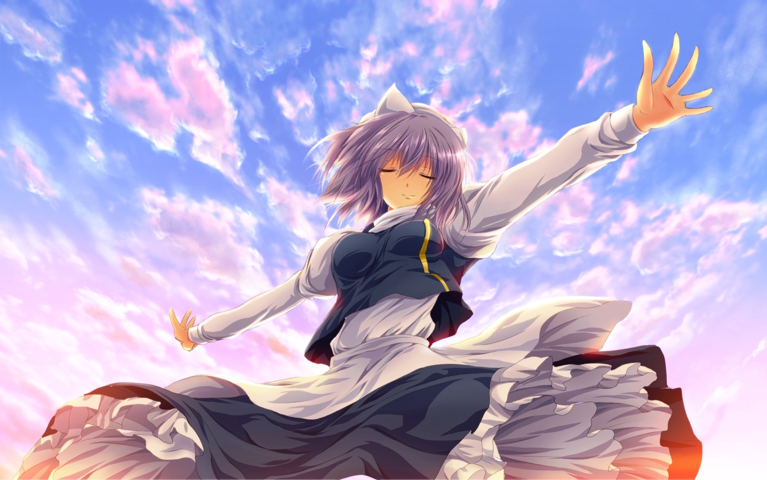 letty_whiterock, nekominase, touhou, wallpaper