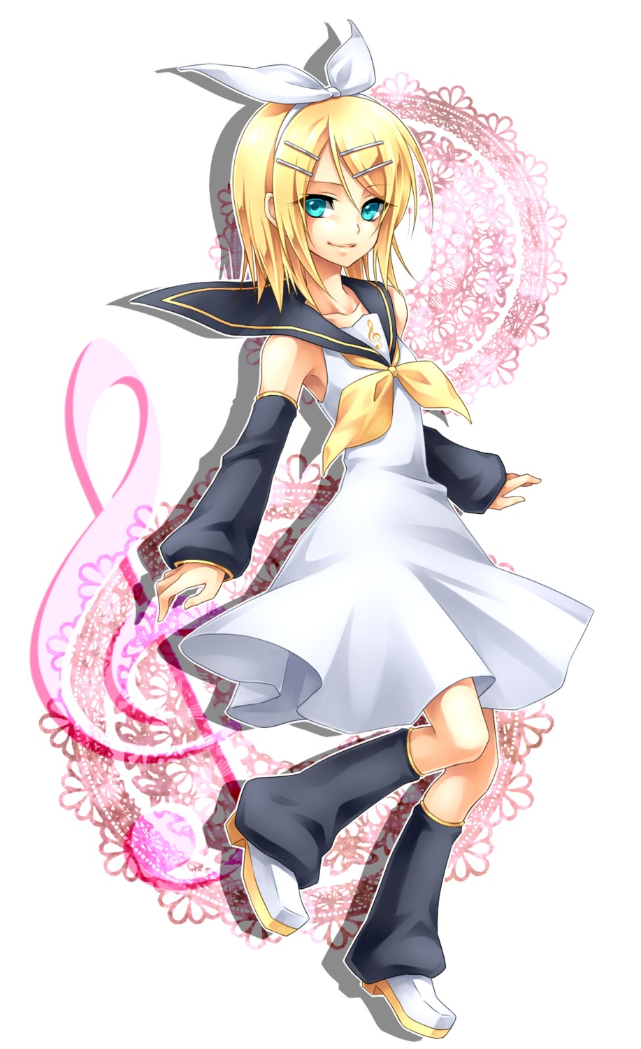 dress, kagamine_rin, ueno_tsuki, vocaloid