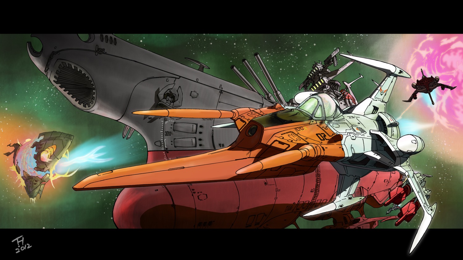 kujira_gunsou, mecha, uchuu_senkan_yamato