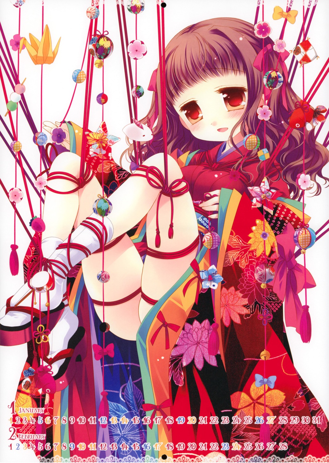 bondage, calendar, chronolog, higanbana_no_saku_yoru_ni, kusunoki_midori, lolita_fashion, sakurazawa_izumi