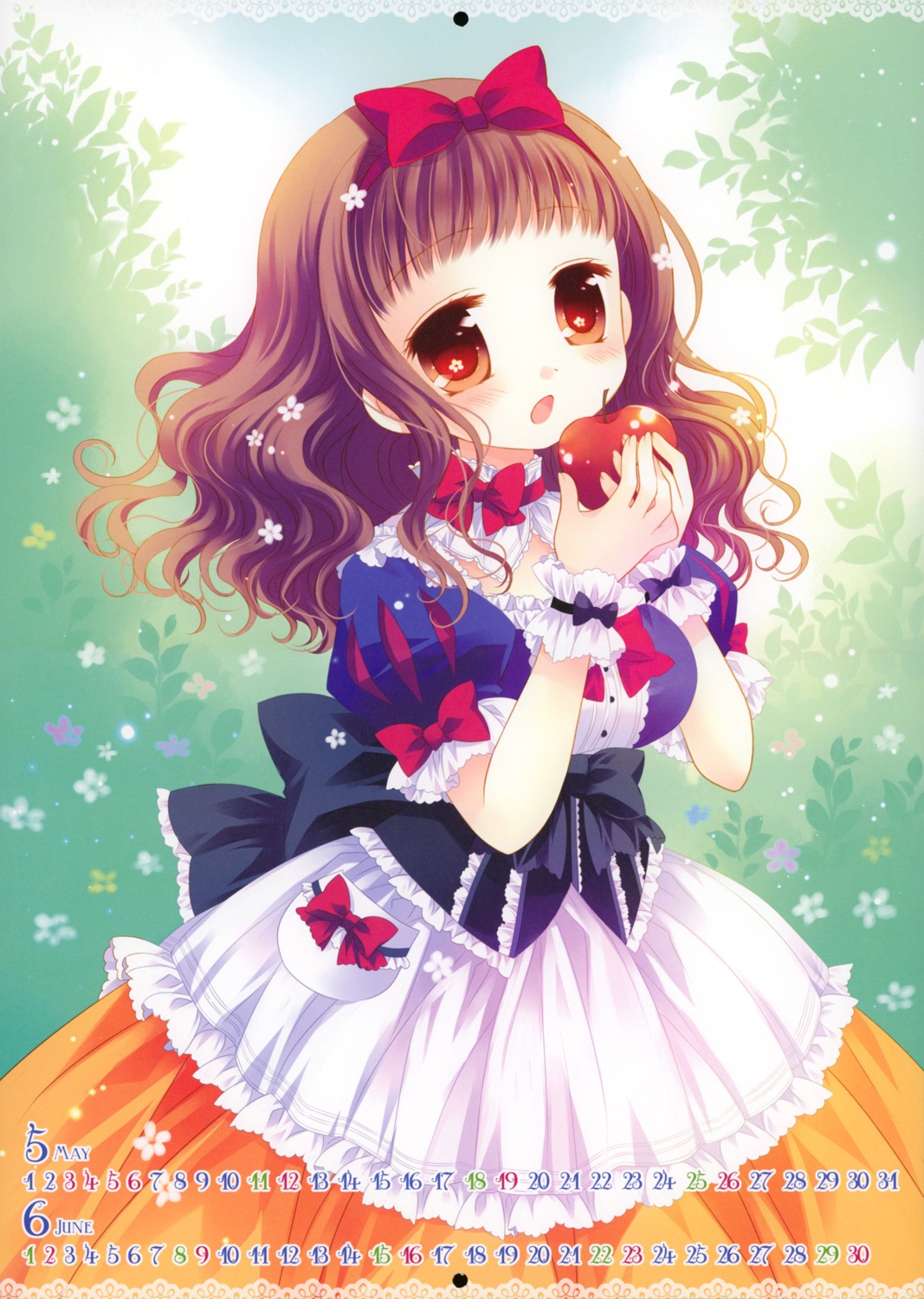calendar, higanbana_no_saku_yoru_ni, kusunoki_midori, lolita_fashion, sakurazawa_izumi