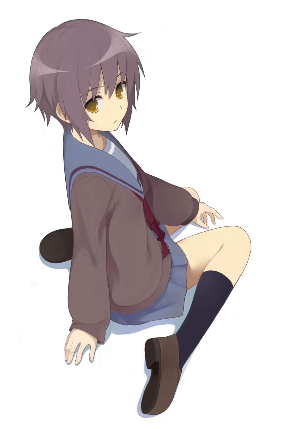 nagato_yuki, nnyu, seifuku, suzumiya_haruhi_no_yuuutsu