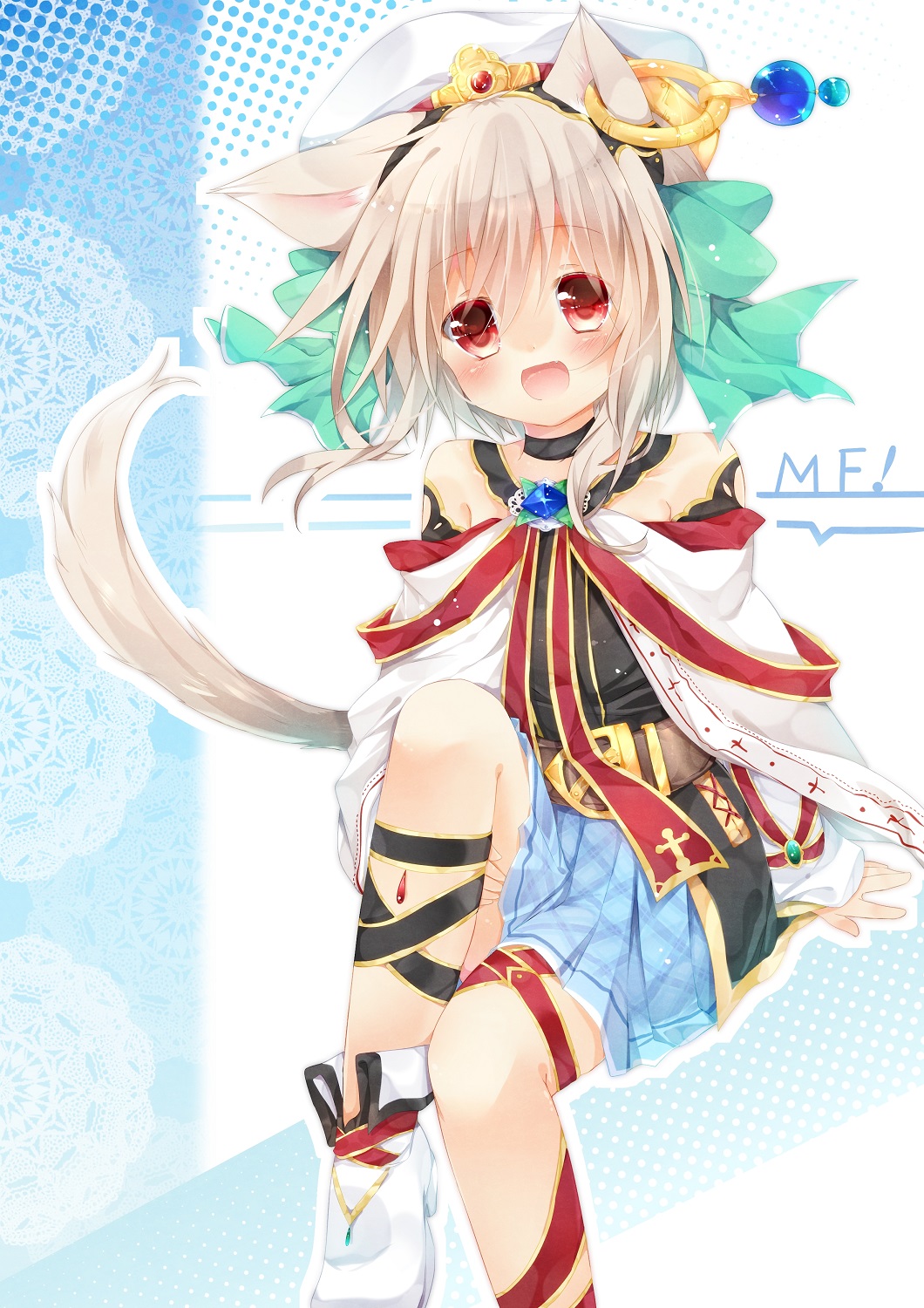 animal_ears, kazeshiro_fuuto, tail