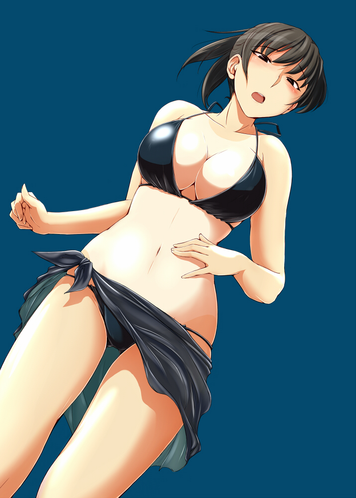 amagami, bikini, cleavage, sasaki_akira, swimsuits, tsukahara_hibiki