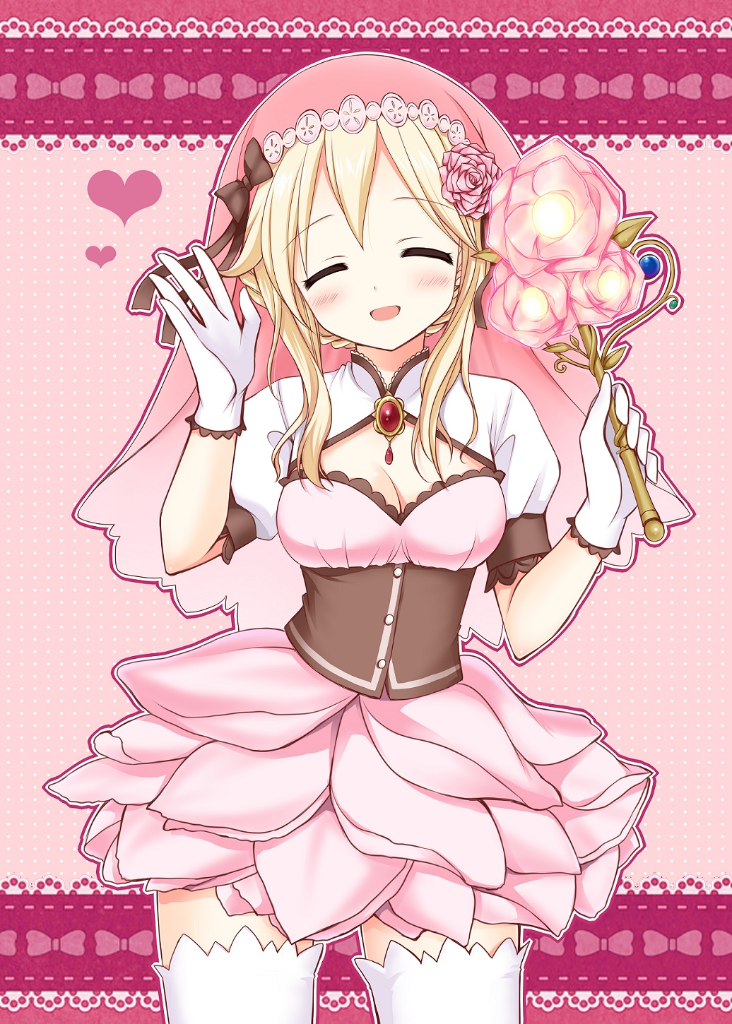 clarice_(idolm@ster), cleavage, shira_ichigo, the_idolm@ster, the_idolm@ster_cinderella_girls, thighhighs