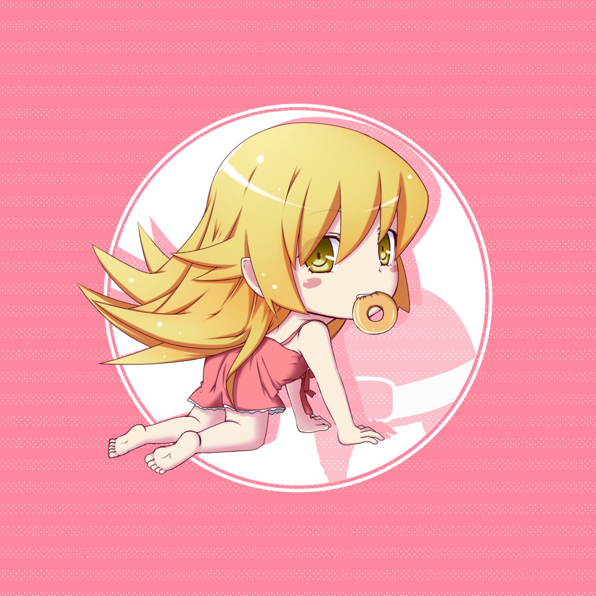 bakemonogatari, chibi, kuena, monogatari_(series), nisemonogatari, oshino_shinobu