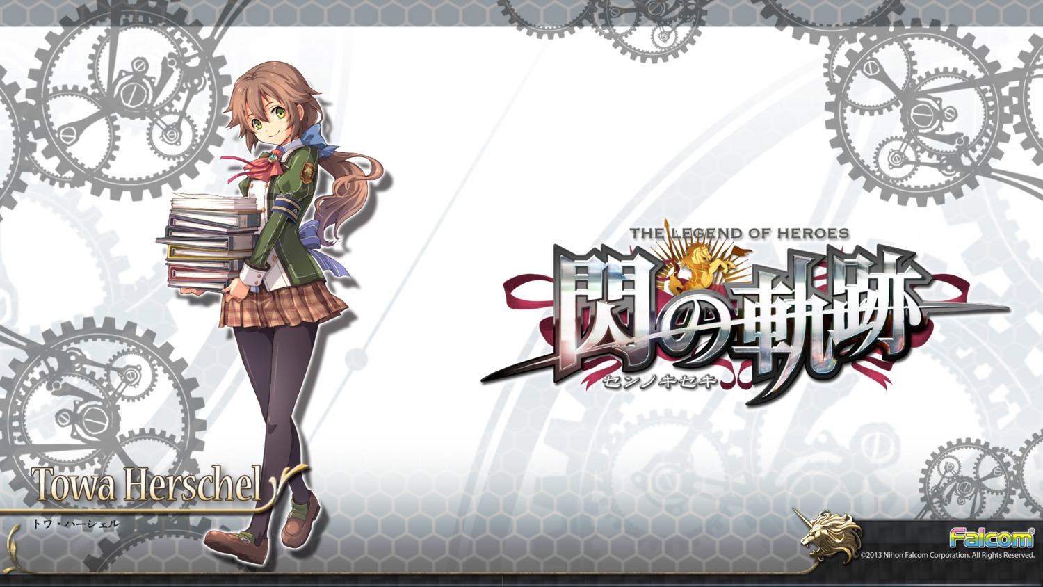 eiyuu_densetsu, eiyuu_densetsu:_sen_no_kiseki, enami_katsumi, falcom, pantyhose, seifuku, towa_herschel, wallpaper