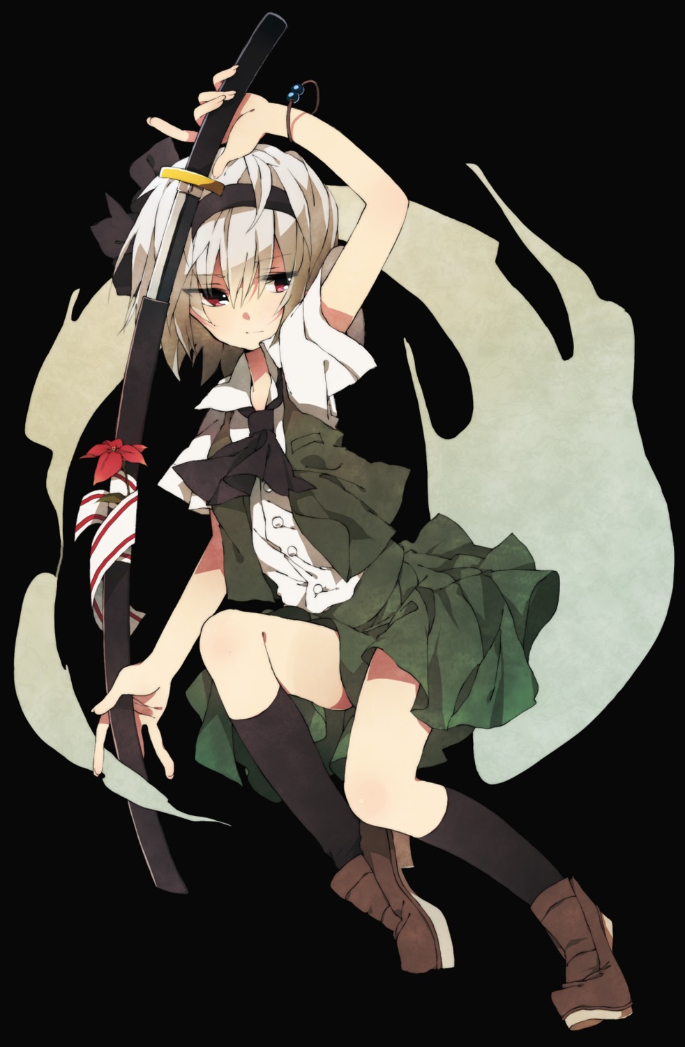 henki_(orange), konpaku_youmu, sword, touhou