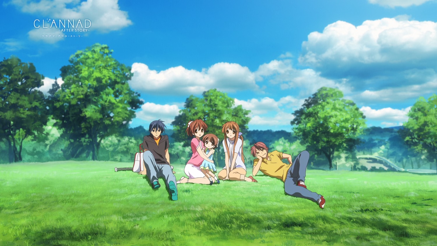 clannad, clannad_after_story, furukawa_akio, furukawa_nagisa, furukawa_sanae, okazaki_tomoya, okazaki_ushio, wallpaper