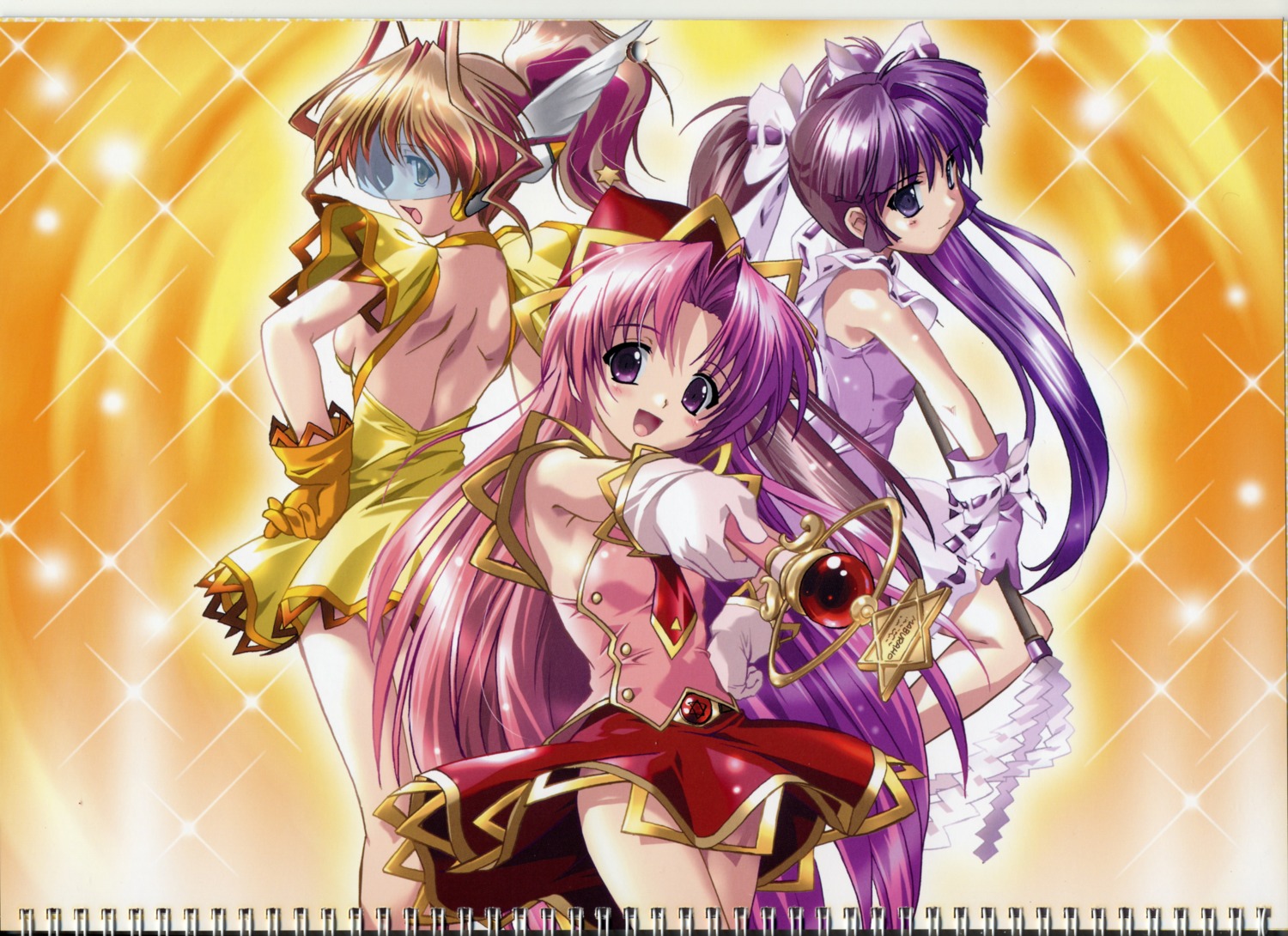 kamishiro_rin, kazetsubaki_kuriko, komatsu_e-ji, maburaho, miyama_yuuna