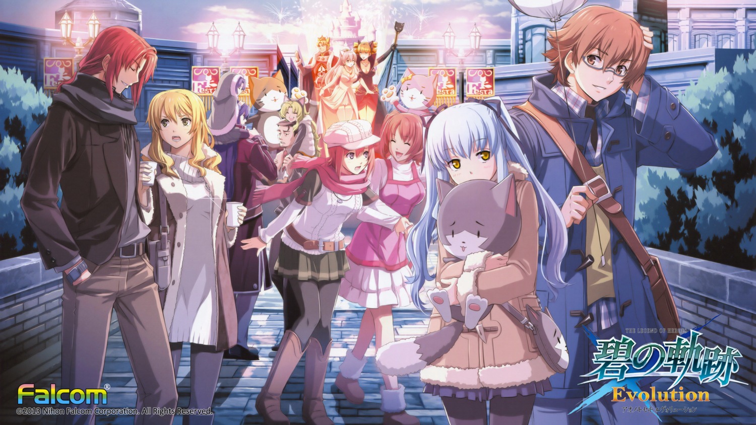 arios_maclaine, eiyuu_densetsu, eiyuu_densetsu:_ao_no_kiseki, eiyuu_densetsu:_ao_no_kiseki_evolution, elie_macdowell, enami_katsumi, falcom, fran_seeker, kea, lloyd_bannings, mariabell_crois, missy, noel_seeker, pantyhose, randy_orlando, shizuku_maclaine, tio_plato, wallpaper