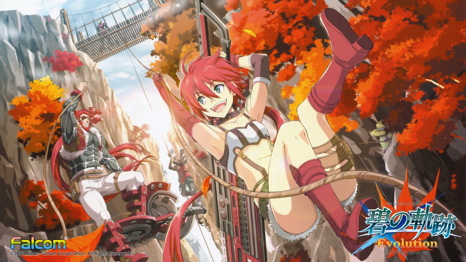 eiyuu_densetsu, eiyuu_densetsu:_ao_no_kiseki, eiyuu_densetsu:_ao_no_kiseki_evolution, enami_katsumi, falcom, shirley_orlando, sigmund_orlando, wallpaper