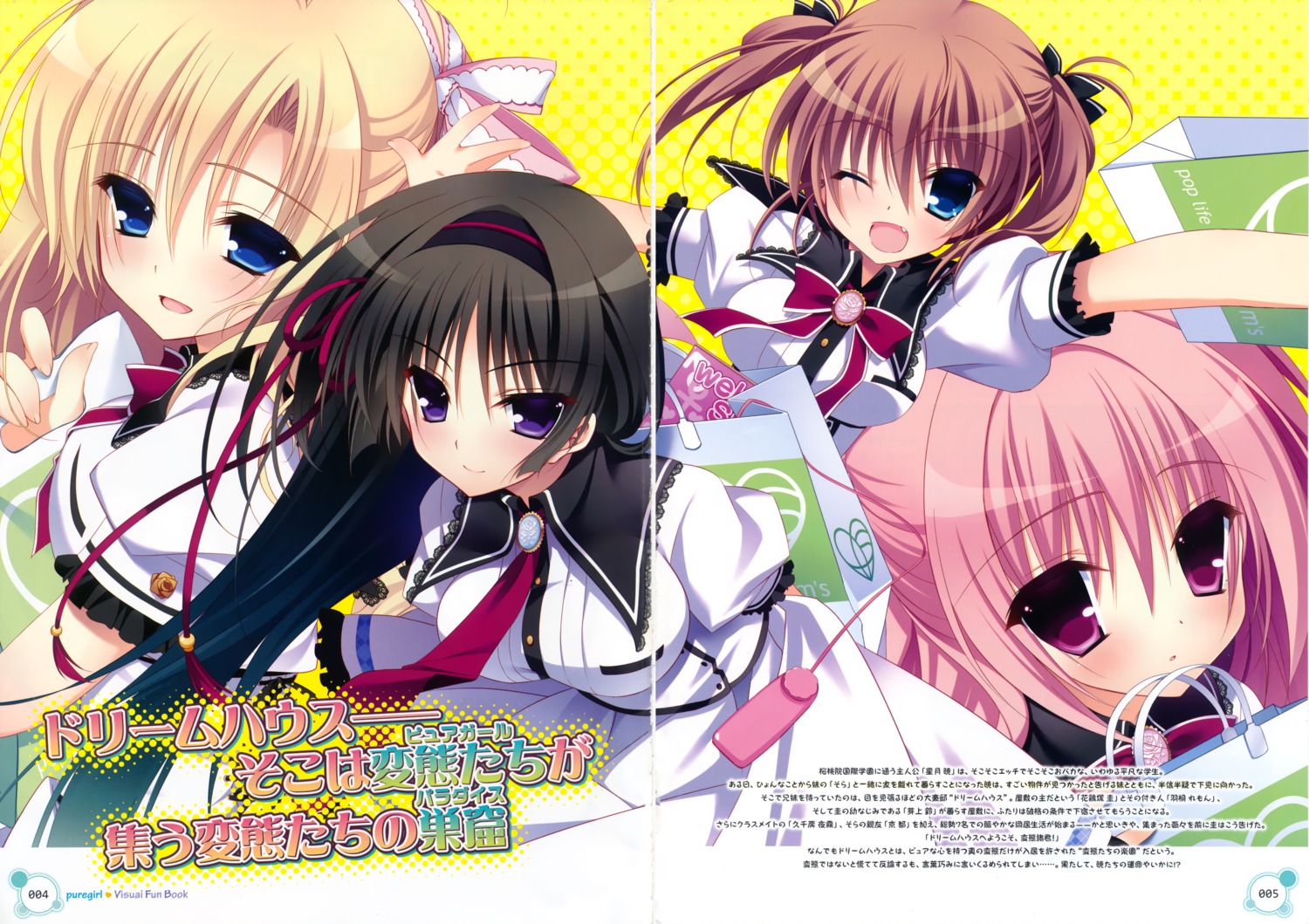 front_wing, gap, hoshizuki_sora, kanadome_miyako, kuchifusa_yogiri, mekami_suzu, nanaca_mai, pure_girl