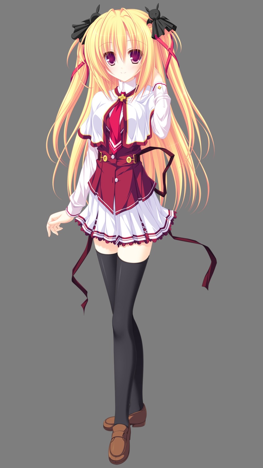 lunaris_filia, mikagami_mamizu, seifuku, sylvia_luna_infinitus, thighhighs, transparent_png, whirlpool
