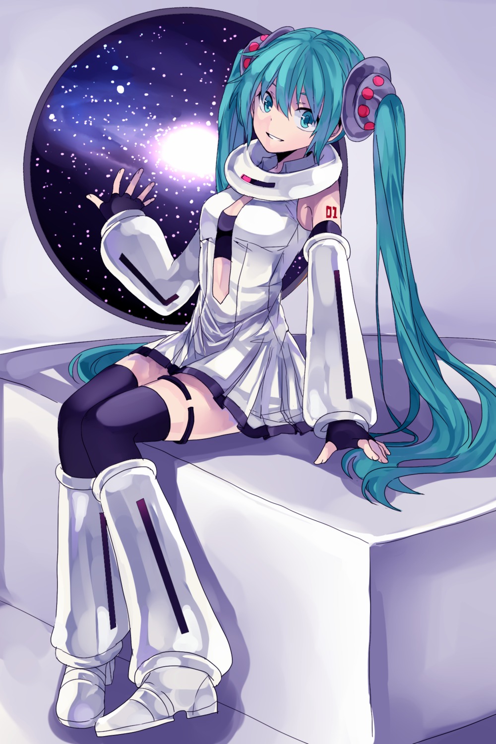 hatsune_miku, minazuki_(0038), thighhighs, vocaloid