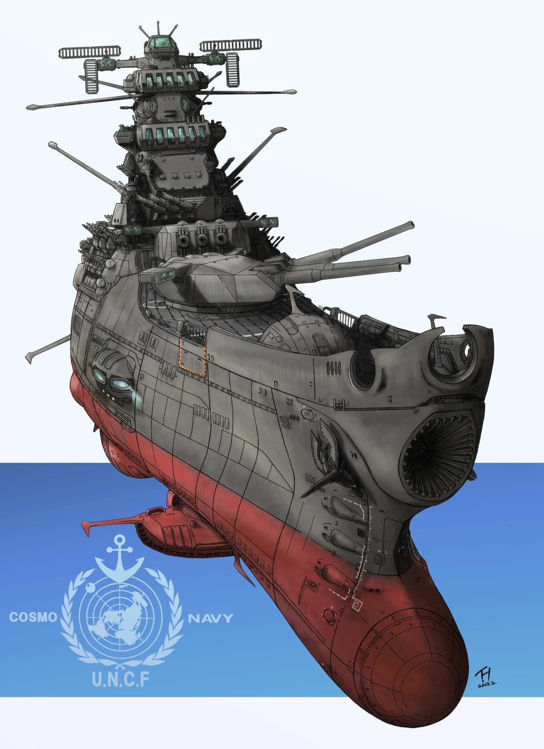 kujira_gunsou, mecha, uchuu_senkan_yamato