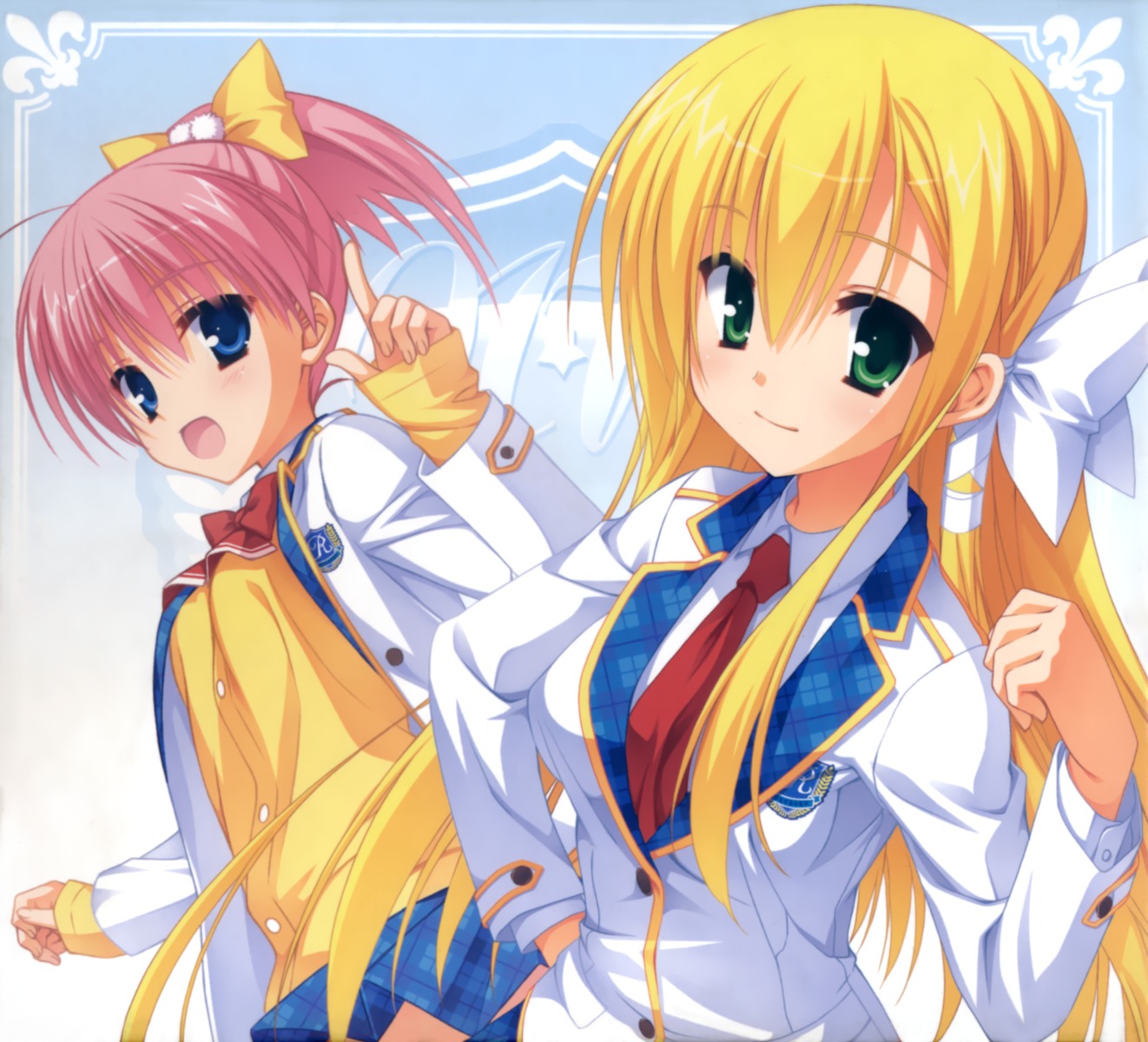 kanemoto_akari, kobuichi, kunihiro_hinata, muririn, noble_works, seifuku, yuzu-soft