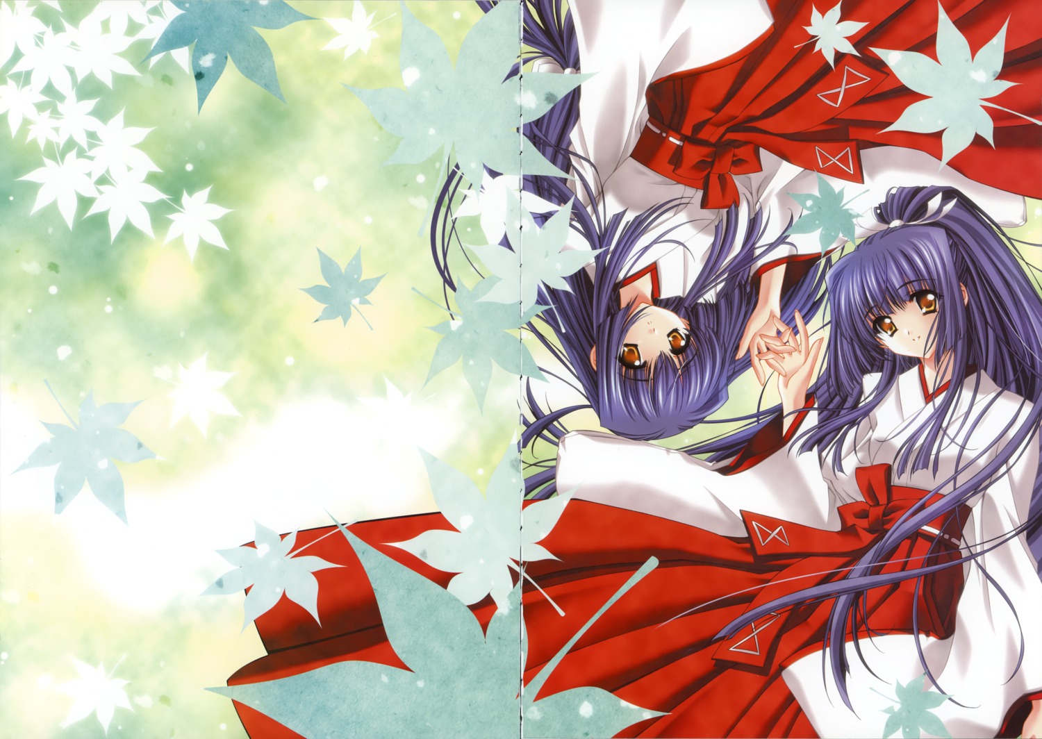 carnelian, gap, kao_no_nai_tsuki, kuraki_mizuna, kuraki_suzuna, miko, orbit