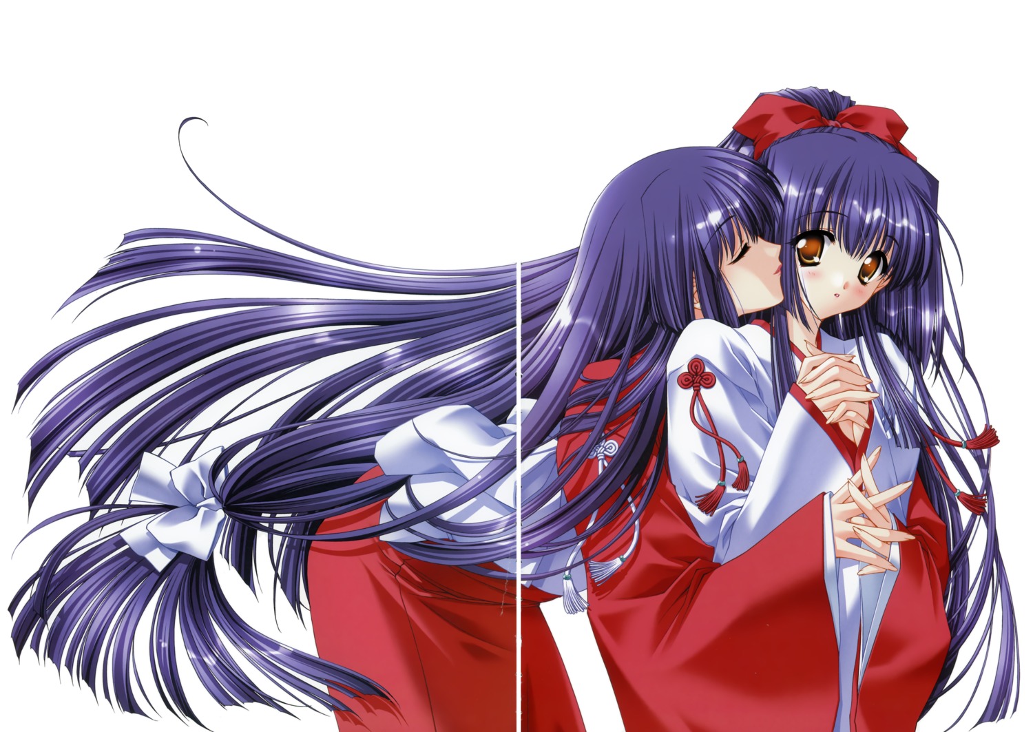 carnelian, gap, kao_no_nai_tsuki, kuraki_mizuna, kuraki_suzuna, miko, orbit