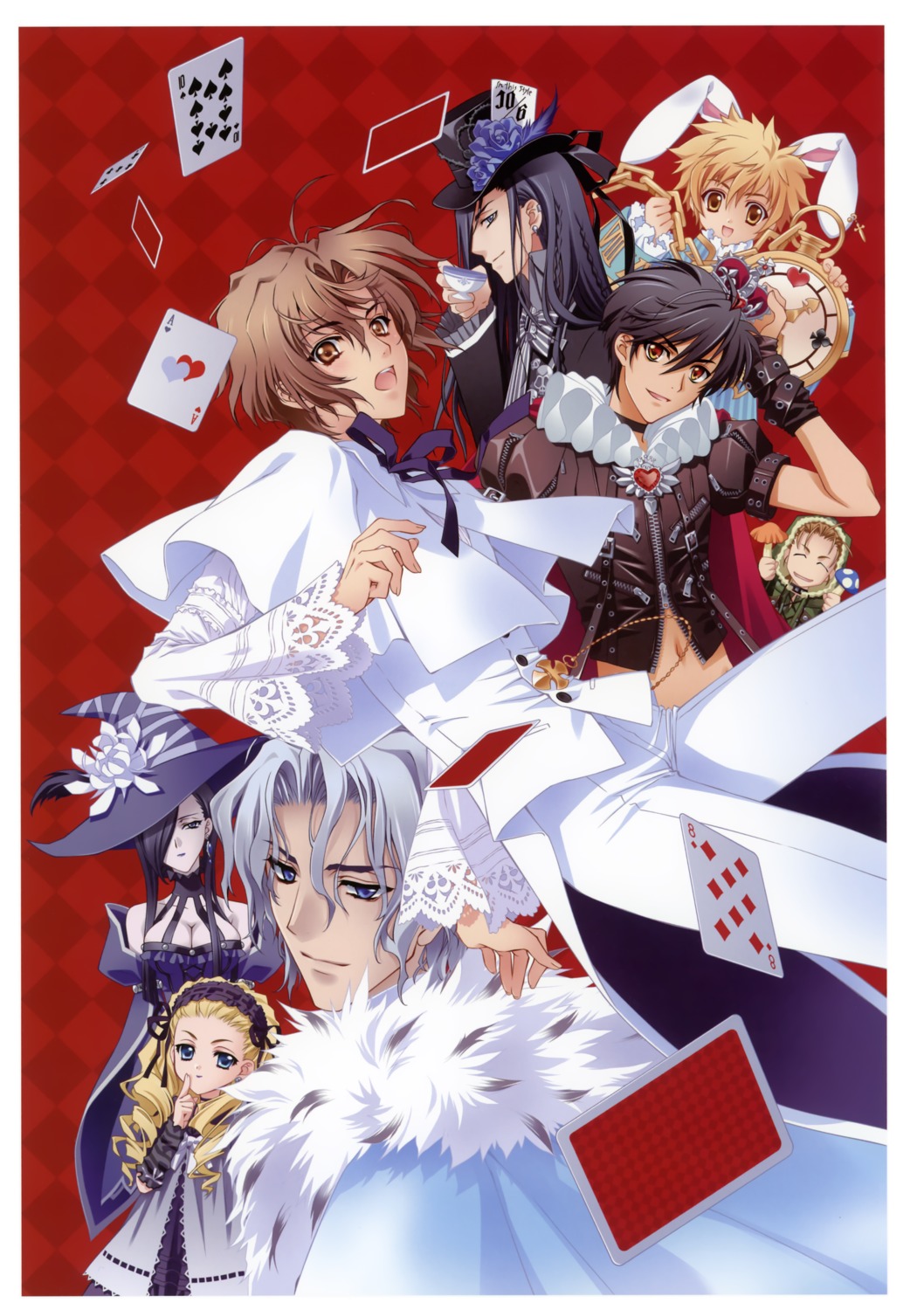 alice_(messiah), alice_in_wonderland, ashiya_tsukasa, carnelian, katsuragi_takuto, kou_(messiah), matsunaga_yousuke, messiah