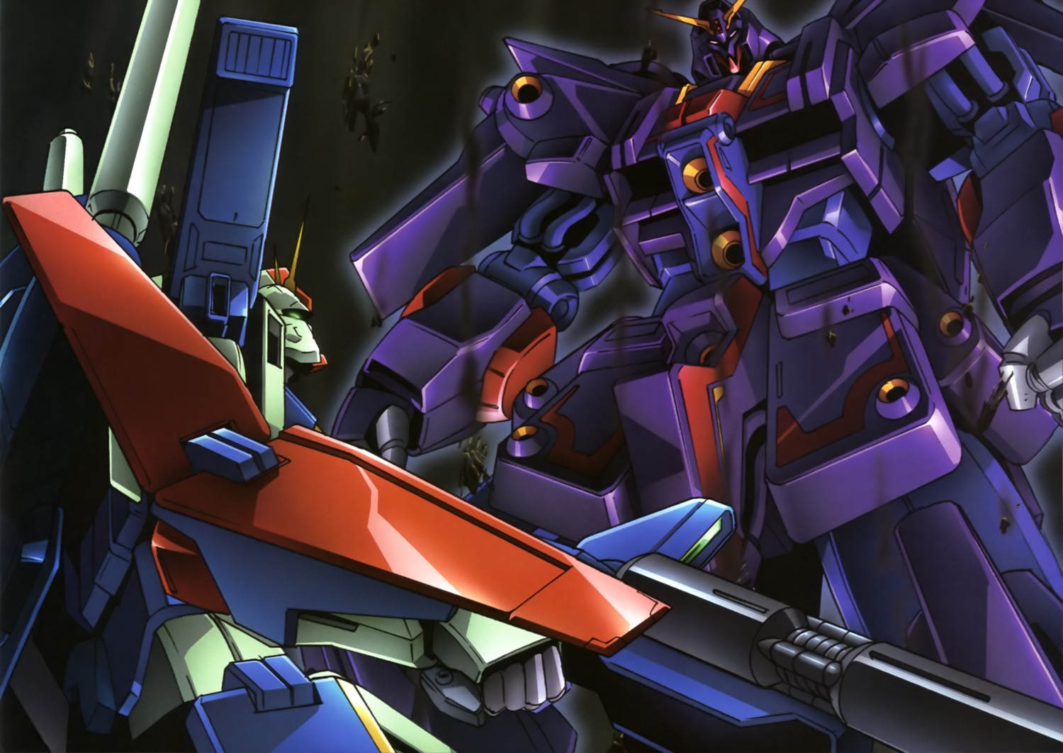 gundam, gundam_zz, mecha, psyco_gundam_mark_ii, zeta_gundam, zz_gundam