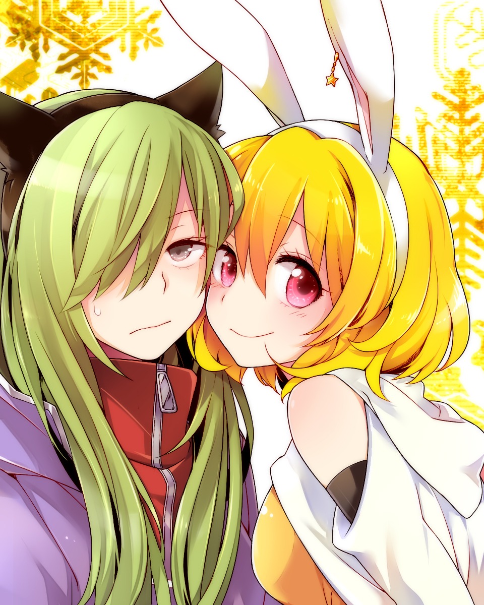 animal_ears, bunny_ears, hutuumikan, kagerou_project, kido_tsubomi, kisaragi_momo, nekomimi
