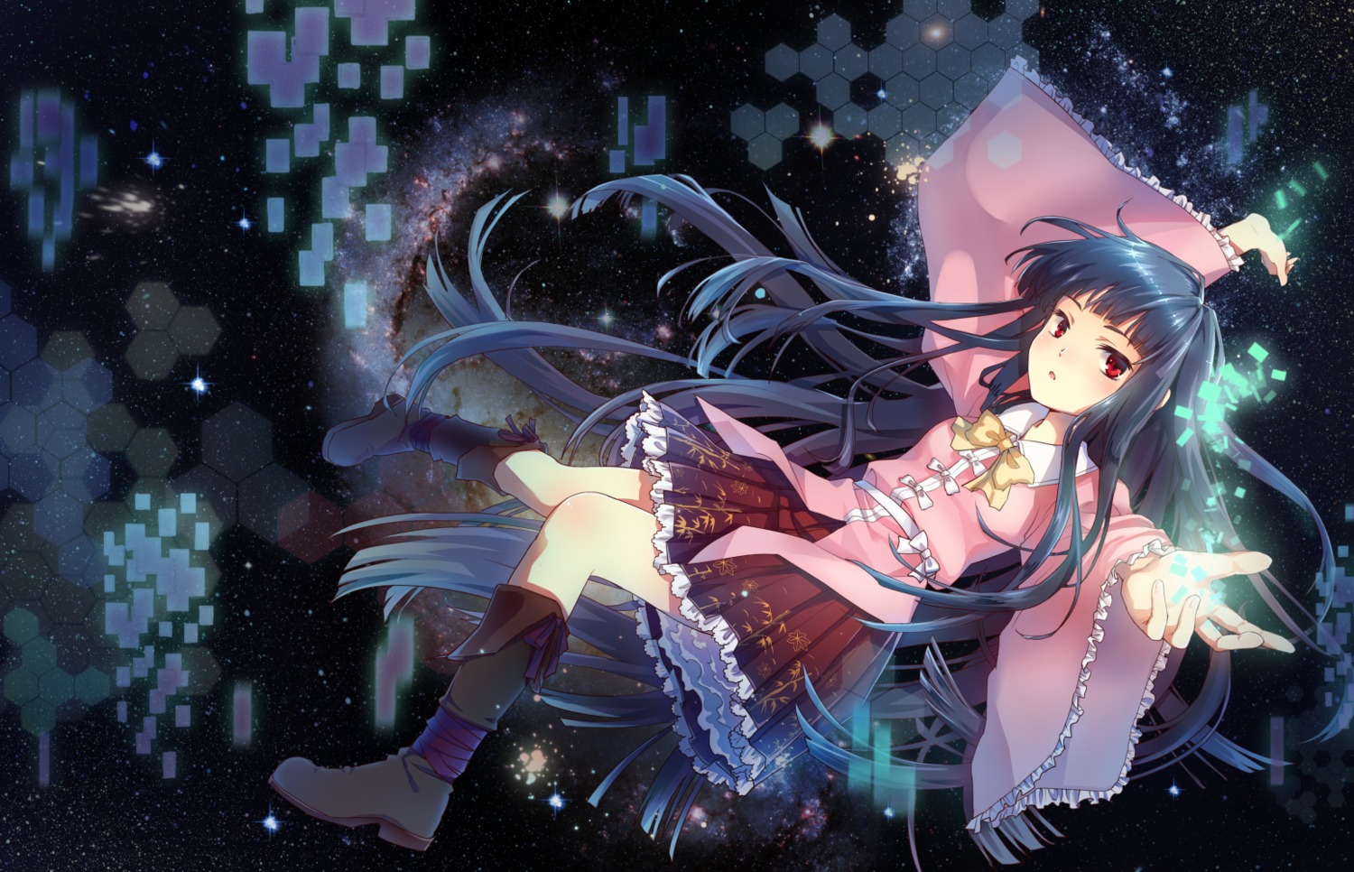 houraisan_kaguya, touhou, yezhi_na