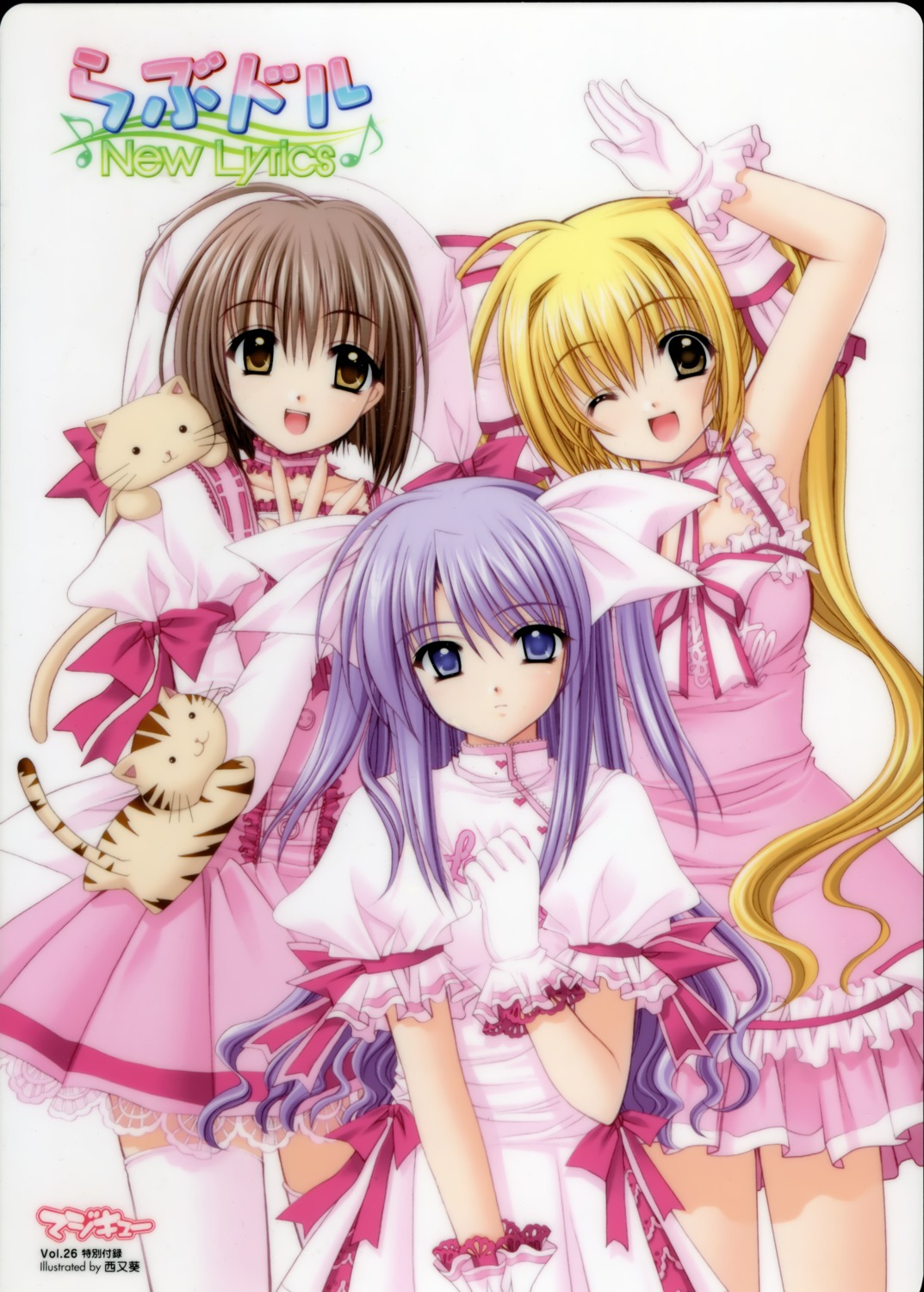 arisugawa_yui, fujisawa_ruri, lovely_idol, nishimata_aoi, sakaki_mizuki