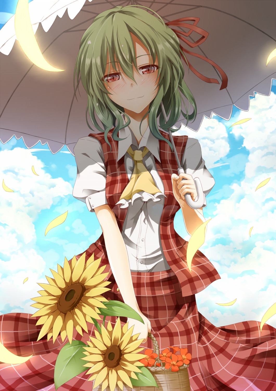 flask, kazami_yuuka, touhou