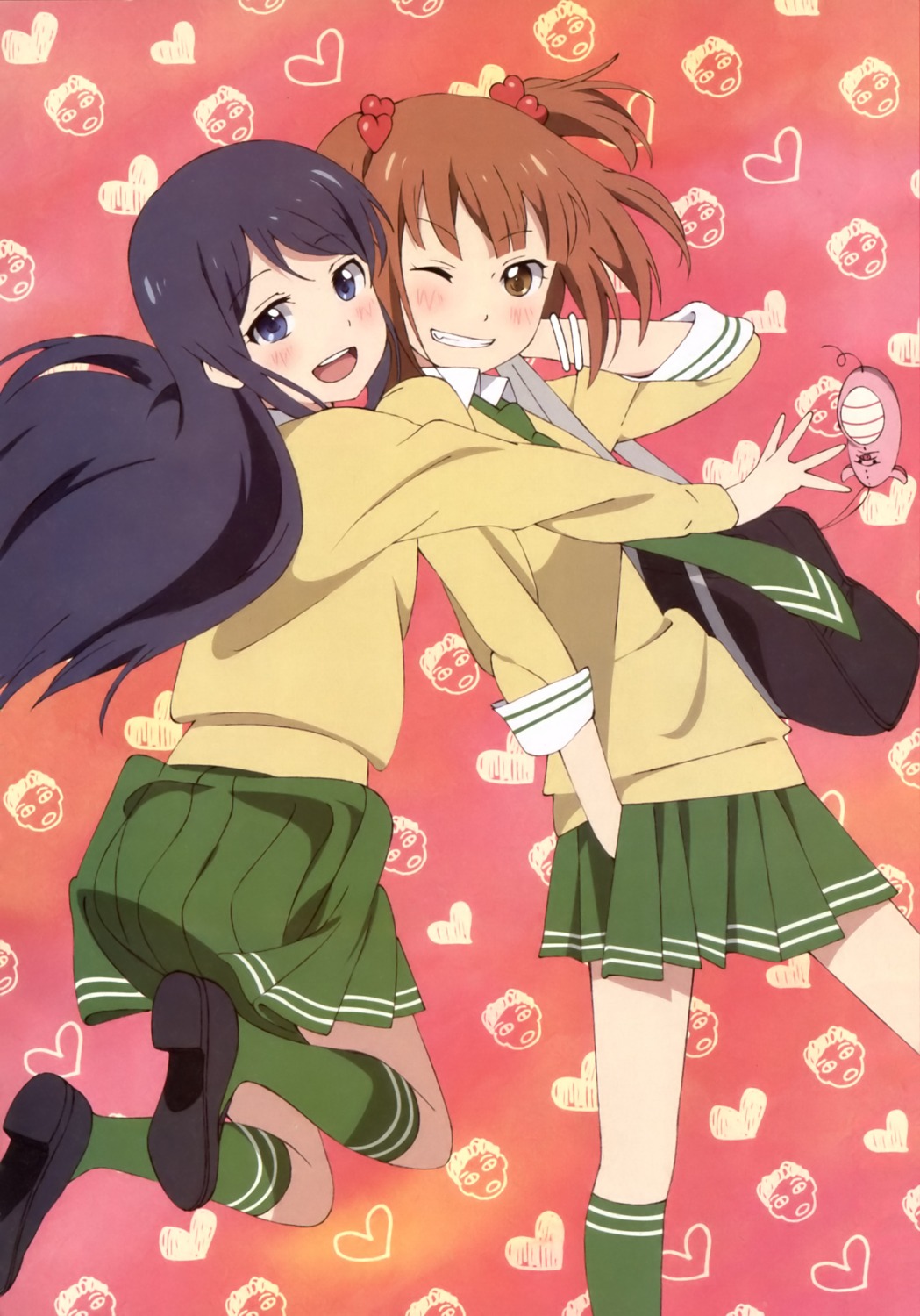 kurahashi_riko, love_lab, maki_natsuo, seifuku, sweater