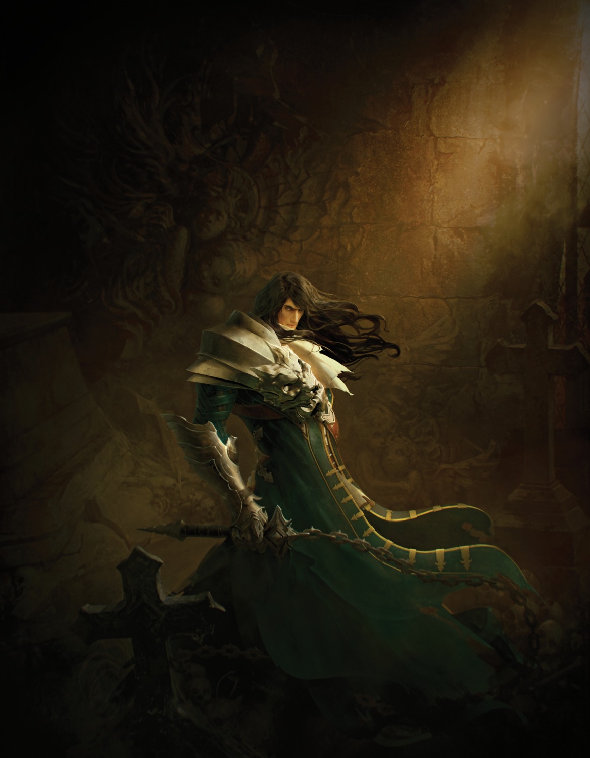 castlevania, castlevania:_lords_of_shadow_mirror_of_fate, male, tagme, trevor_belmont, weapon