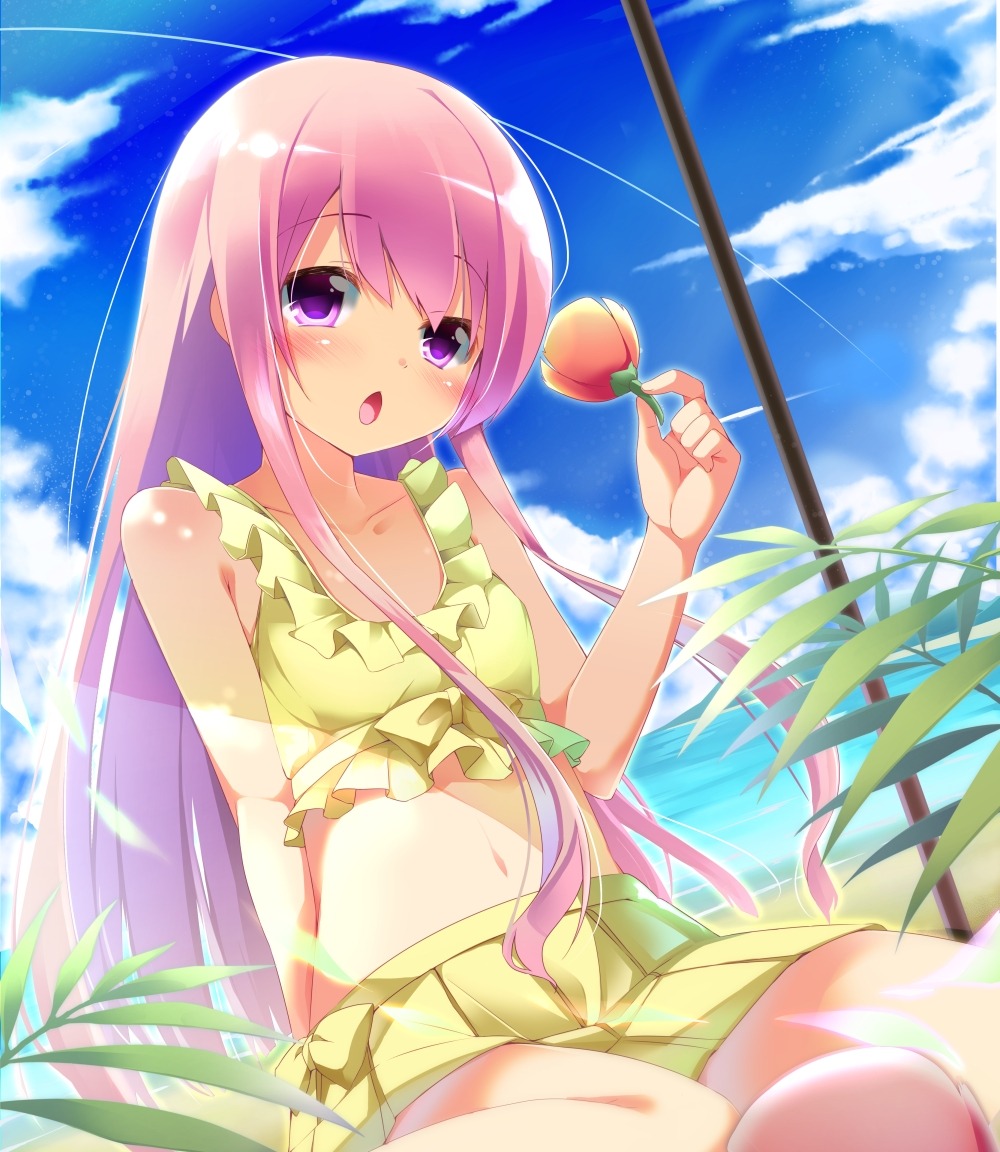 bikini, hakamada_hinata, ro-kyu-bu!, ro-kyu-bu!_ss, shiina_yuuki, swimsuits