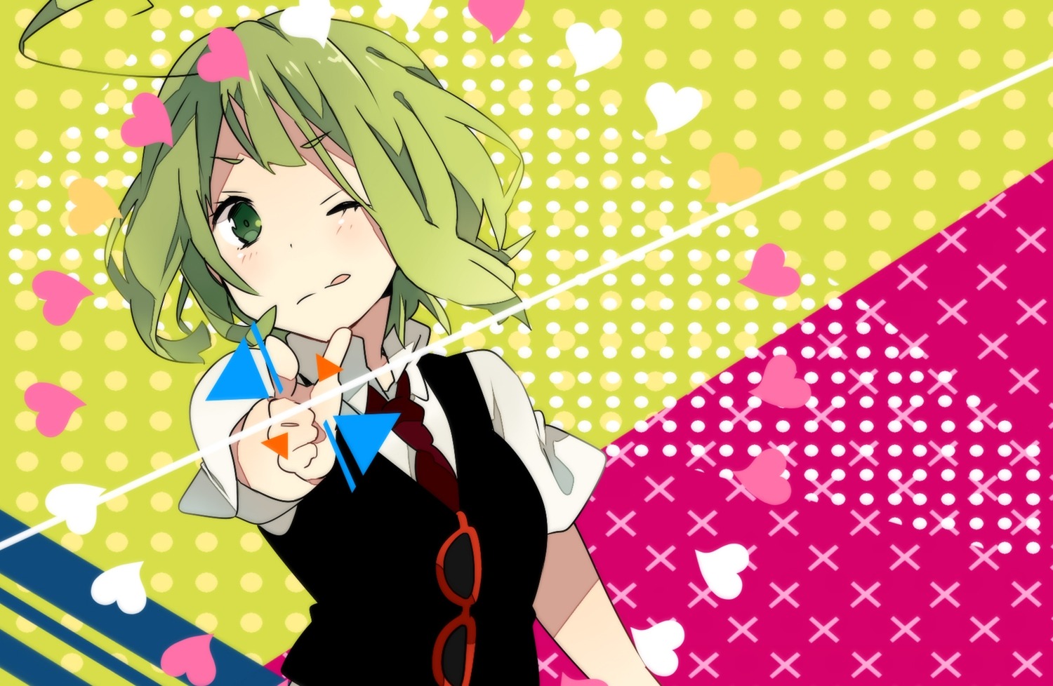 gumi, ousaka_nozomi, setsuna_trip_(vocaloid), vocaloid