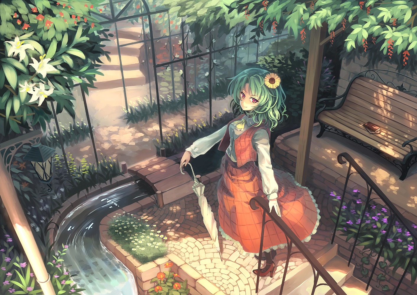 dress, kazami_yuuka, orita_enpitsu, touhou