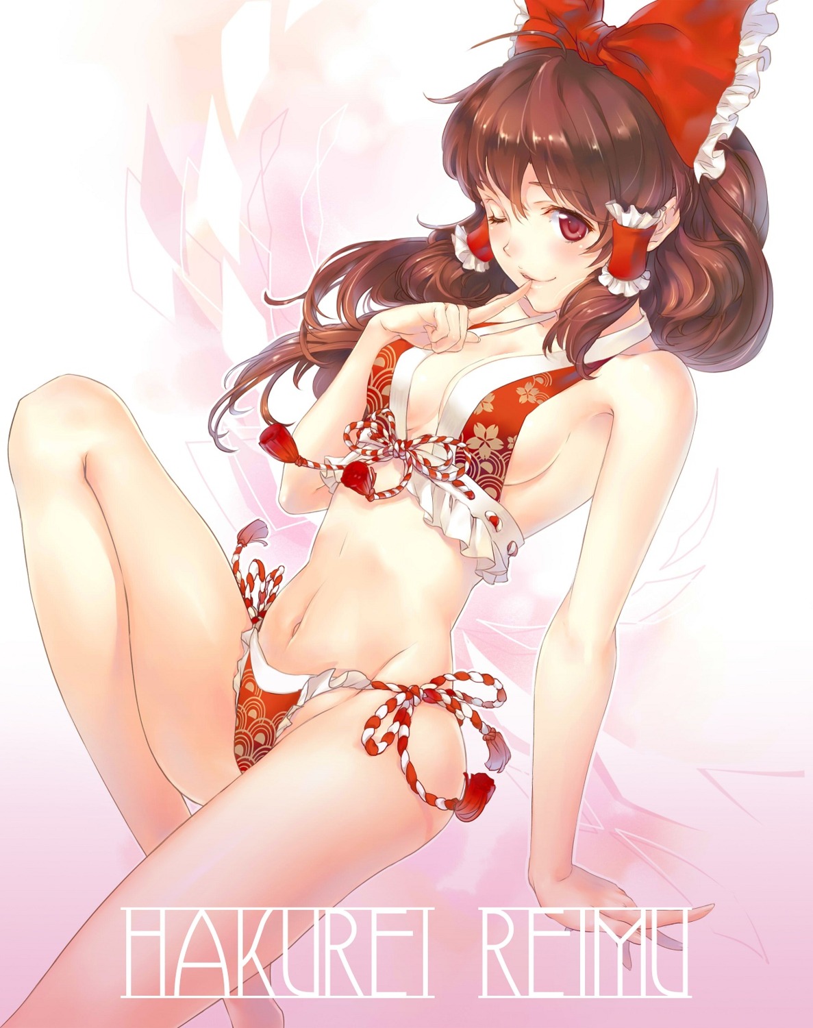 bikini, esha, hakurei_reimu, swimsuits, touhou