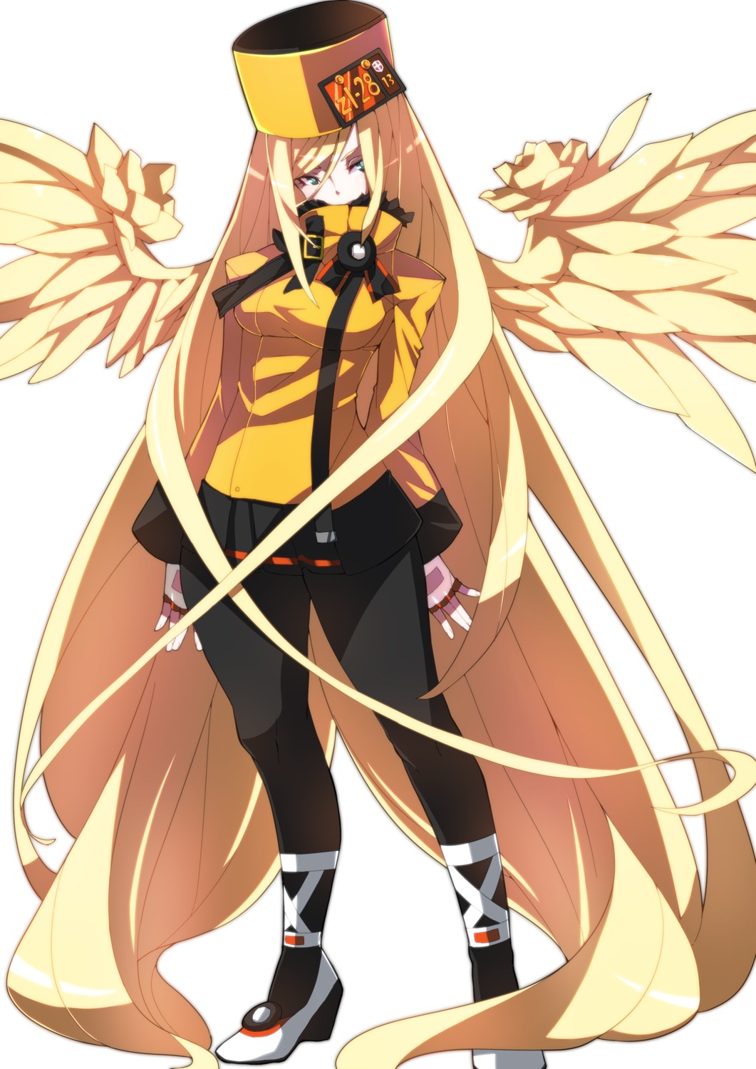 guilty_gear, makai, millia_rage, pantyhose, wings