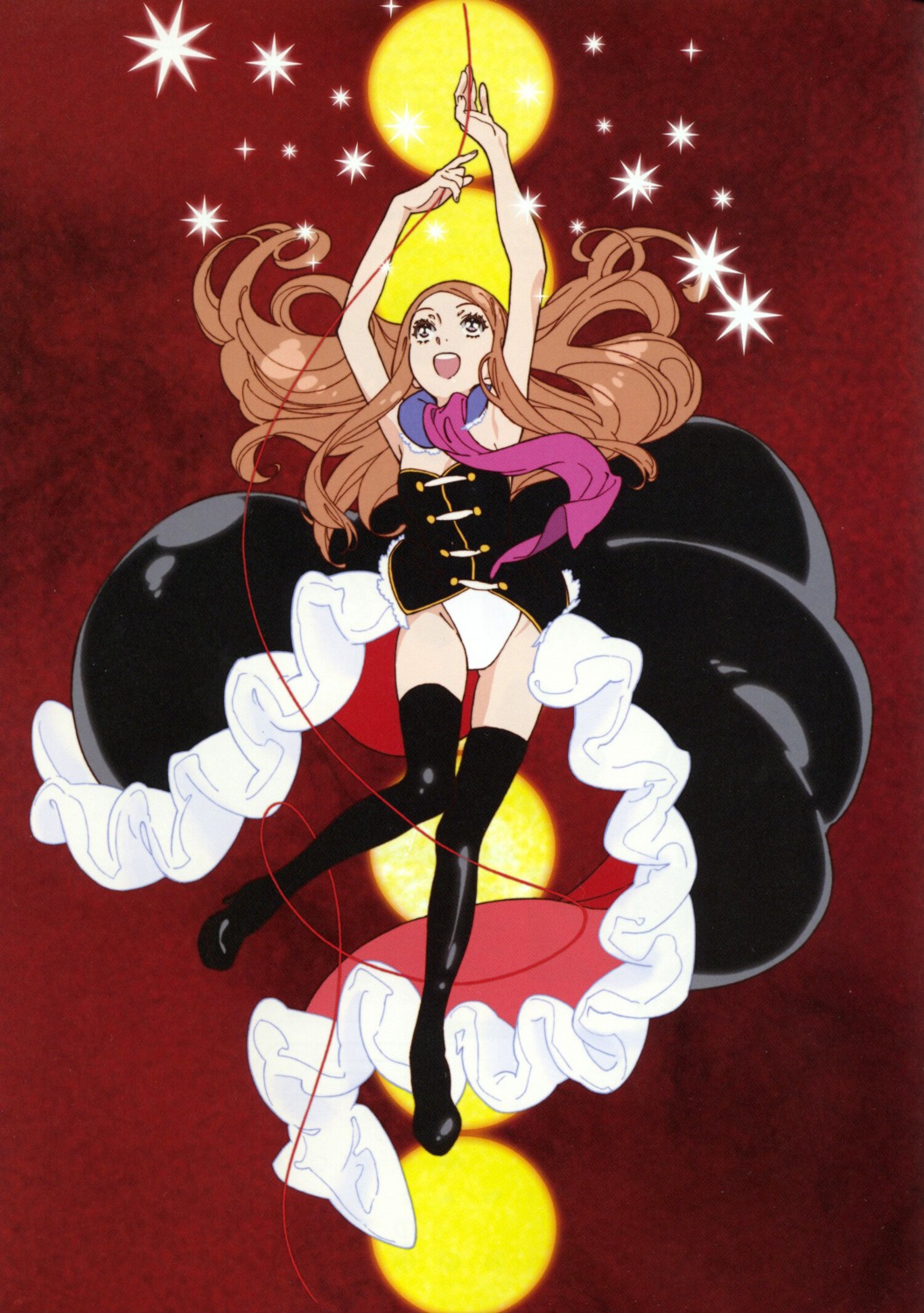 mawaru_penguindrum, nakamura_shouko, screening, takakura_himari, thighhighs